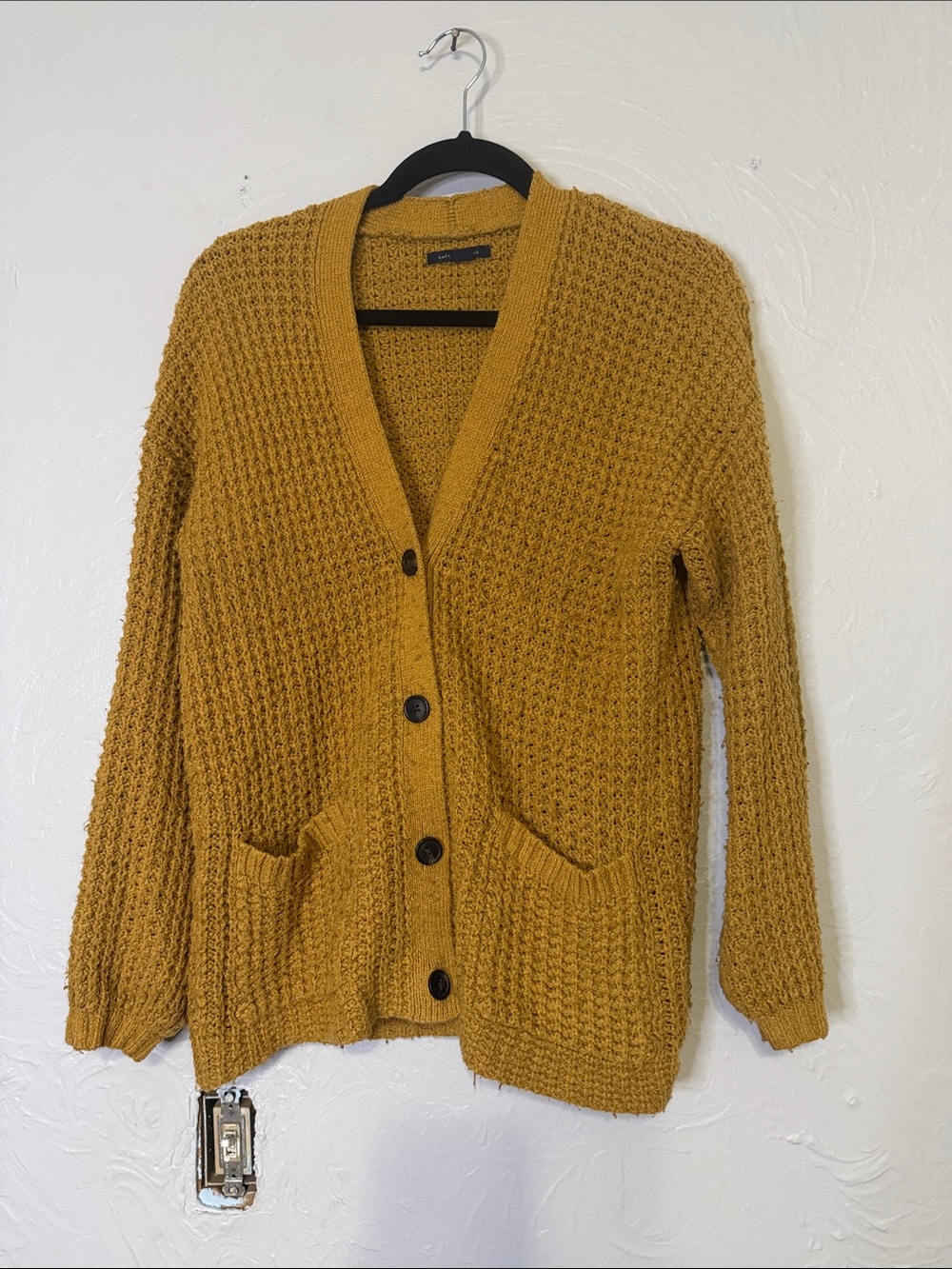 American eagle yellow cardigan